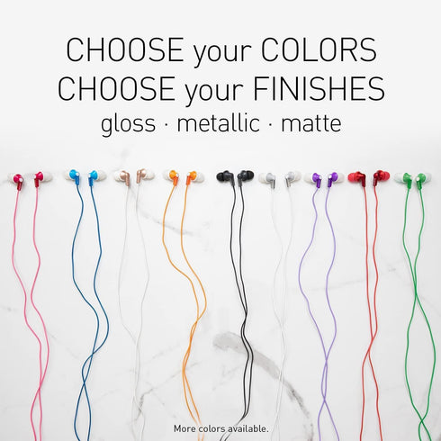 3.5mm RP-HJE120-AA Panasonic ErgoFit Wired Earbuds, Jack in-Ear Headphones with Dynamic Crystal-Clear Sound and Soft