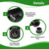Insulated Inline Splice Connector - Allen Hex Electric Connector for Copper and Aluminum Wire (3/0 AWG)