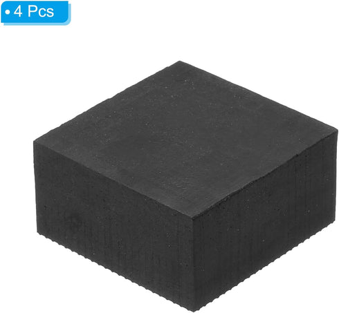 PATIKIL Rubber Anti-Vibration Pads, 4 Pcs Square Vibration Isolation Mats for HVAC, Air Conditioner, Washer, Dryer