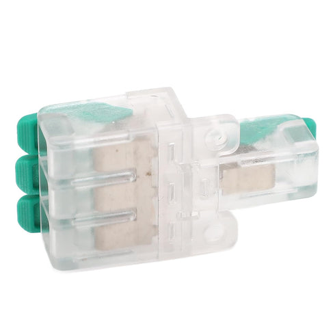 10PCS 1 in 3 out Lever Wire Connectors, Compact Quick Connect Electrical Terminals for 10-20AWG Wires