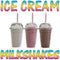 Sign Destination Die-Cut Sticker Multiple Sizes Ice Cream Milk Shekes Retail Ice Cream Milk