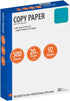 Generic Copy Paper, 8.5" x 11", 92 Bright, White, 20 lb., 500 Sheets,