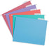 Blue Summit Hanging File Folders for Organization, Letter Size, Assorted Gem Tones – 25 Pack