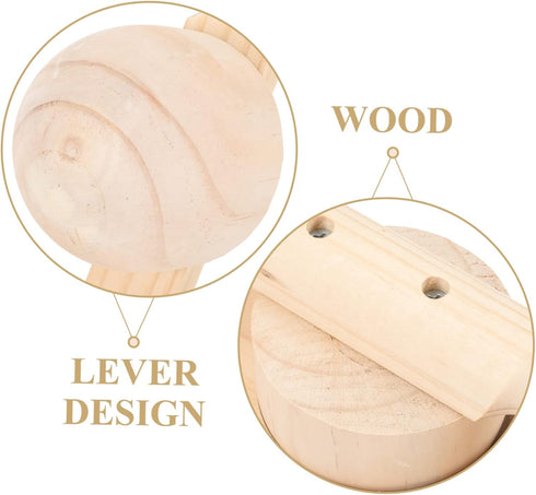 Cabilock Wooden Dumpling Wrapper Press Long Handle Maker Tool for Rice Cakes and Dumpling Skin Easy to Use Kitchen