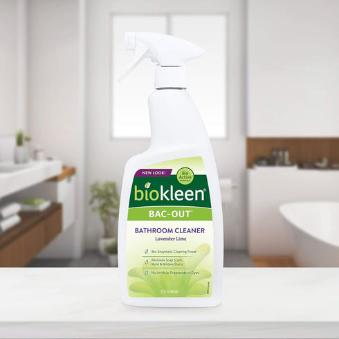 Biokleen Bac-Out Natural Bathroom Cleaner - 2 Pack, Enzyme Professional Strength Eco-Friendly Cleaner
