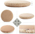 JIQHOHX 1/4 Packs 42 42cm(1 Pack)) Round Chair Cushion, Soft Thicken Memory Foam Seat Cushion Plush Round Cushions