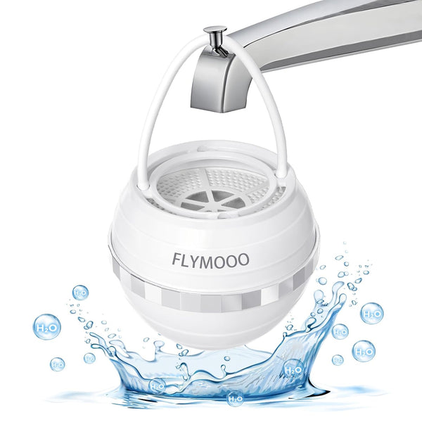 FLYMOOO Bath Filter for Tub, Bathtub Faucet Water Filter with 8 Stages