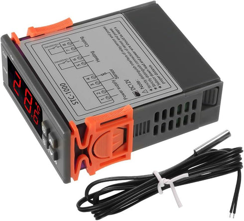STC-1000 Digital LED Temperature Controller 10A DC 12V Cooling Heating Thermostat with NTC Sensor Probe