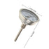 2-inch Totority High Precision Stainless Steel Dual-Metal Dial Wine Thermometer Corrosion-Resistant for Brewing Process
