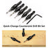 5pcs Wood Countersink Drill Bit Set, Hex Shank Quick Change Counter Sinker, Pilot Bit Set for Woodworking