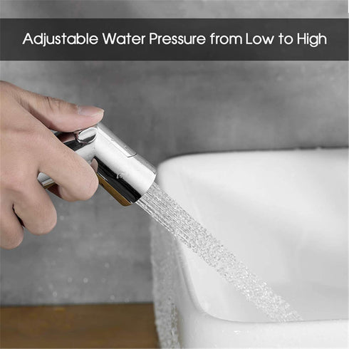 AMHIL Set Set) Handheld Bidet Sprayer for Toilet, Spray Attachment with Hose for Feminine Wash, Baby Cloth Diaper