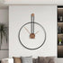 Long Shaft Walnut Wooden Clock Movement Hand, Clock Repair Kit with Mechanism and Clock Hands for Home Art Decor