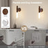 Set 2 2200mAh 3000K WhitePoplar Battery Operated Wall Sconce of - Rechargeable Motion Sensor Night Lights, Wireless