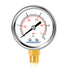 Lead-Free Water Pressure Gauge Liquid Filled 0-15Psi, 2" Dial, Stainless Steel Case, 1/4" NPT Lower Mount
