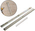 2pcs POPETPOP Heavy Duty Keyboard Drawer Slide Bearings Full Extension for Furniture and Bedside Cabinets Construction