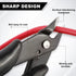 YaeCCC 10 Pack Wire Cutters - Black Diagonal Cutting Pliers for Electronic, Model, Jewelry Making