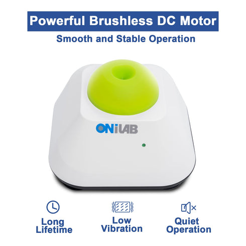 ONiLAB Mini Vortex Mixer with Touch Function, Lab Mixing for Nail Polish, Eyelash Adhesives, 120pcs Mixing Balls