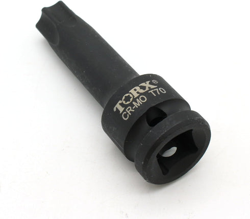 TMAX T70 3 Inch Long Torx Star 6 Point Black Impact Bit Socket, Auto Repair Tool