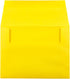 JAM PAPER A2 Colored Invitation Envelopes - 4 3/8 x 5 3/4 - Yellow Recycled - 50/Pack by JAM Paper