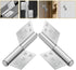 1Pair KALLORY Heavy Duty Stainless Steel Lift Off Hinges Detachable Flag Door Hinges for Easy Installation Durable