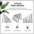 STOBOK Black Organizer Book Shelf, Decor and Mails Magazine Files Organizing Rack for Documents