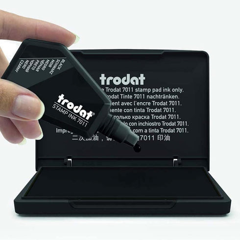 Trodat Stamp Pad 9052, Black - Size 2.75" x 4.5" for Manual Stamps