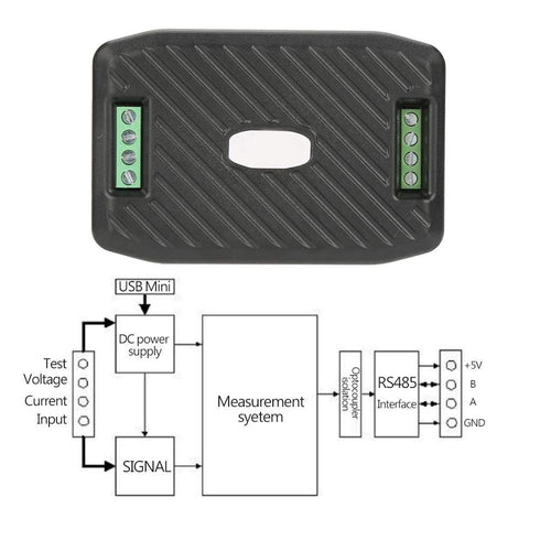 PZEM-003 DC Power Meter, Voltage, Current, Power Consumption Analyzer with USB to 485 Module