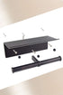 Neater Nest Modern Reversible Toilet Paper Holder with Phone Shelf - Oil Rubbed Bronze