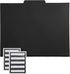 russell+hazel File Folders, Black Office Supplies with Labels, 11.75" x 9.75", 12 Count