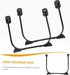 2pcs Veemoon Heavy Duty Folding Hairpin Table Legs Metal Furniture Legs for Table Tv Stand Sofa with Space Saving