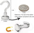 Magnetic Hooks for Refrigerator - 22LBS Super Magnets with Neodymium Rare Earth, Pack of 20