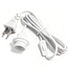 16Ft Pendant Light Kit, White Plug in Hanging Lantern Cord Cable E26