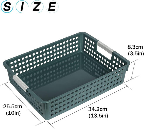 4Pcs 4A DLUCKY Classroom Organization and Storage Paper Tray Holds Paper, Trays for Classroom Toy, Crayons, Handicrafts