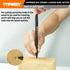 2-Piece Nail Setter Dual Head Set, Spring Loaded Center Hole Punch for Metal or Wood