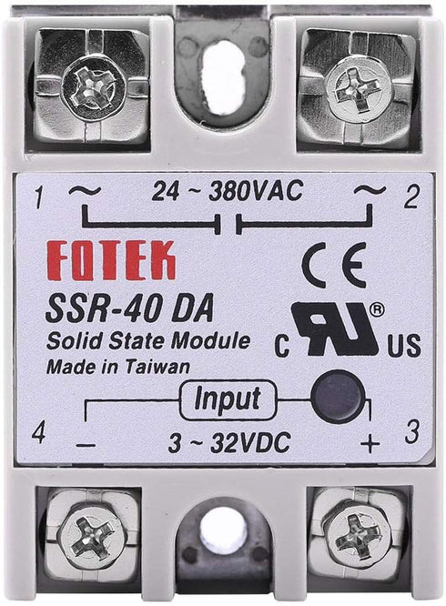 REX-C100 Digital Display PID Temperature Controllers Thermostat Regulator 100-240V + K Sensor Thermocouple + 40A SSR