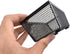 HAHIYO Stackable Mesh Tray Cup 6 x 3 x 2 inches, Sturdy Desk Drawer Organizer Container, 2 Pack Black with Soft Foam