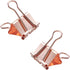Mini Binder Clips, 120 Pack, 5/8 Inch, Standard 15mm, Rose Gold, Binder Paper Clips with Mini Storage Boxes