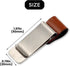 LINYUEARUI 6pcs Retro Brass Notebook PU Leather Pen Holder Loose leaf Dairy Memo Holder Bookmark Diary Planner Pen