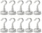 Strong Neodymium Magnetic Hooks, Heavy Duty Rare Earth Hooks for Hanging, Key Holder, Pack of 10