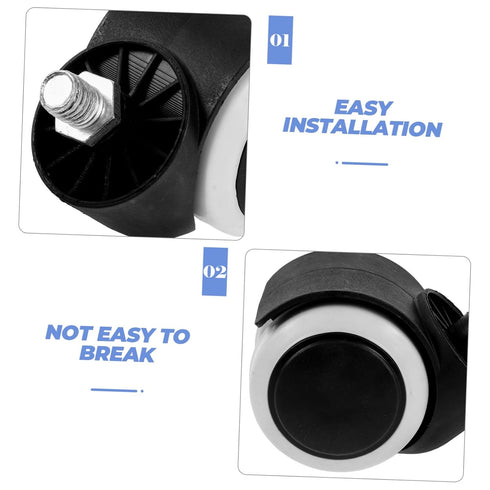 Replacement Wheels for Medical IV Stand - Easy Maneuver Rolling Cart