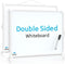 MaxGear 14"x11" Double-Sided Dry Erase Board, Hanging Whiteboard for Wall with Black Marker for Students