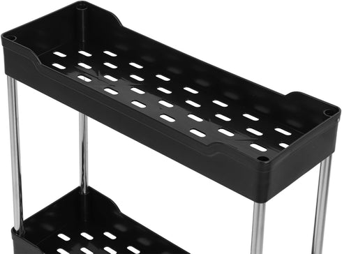 Miriam Song 4 Slim Rolling Storage Cart, Tier bar cart Organizer for Bathroom, Kitchen, Laundry, Narrow Places, Mobile