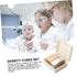 4pcs Zerodeko Science Lab Equipment Metal Density Blocks Aluminum Iron Copper Elements Cube Physics Experiment Kit