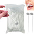 EZGO 100pcs Dental Mouth Oral Teeth Mirrors with Shiny Handle and Free Protective Packing, Every Mirror Individually