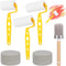 DORMIYA 6PCS Paint Brush and Roller Set, Includes 3 Oil-Based Sponge Rollers, a