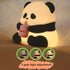 Myratts 7 Dimmable Led Cute Panda Night Light with Colors, Timer Nursery Lamps, Rechargeable Touch Control Night Lamp