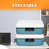 Lockable Storage Container Bin, 4.2 Gallon Heavy Duty Plastic Organizer Box with Combination Lock, Usable for Item or