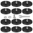 DIYMAG 1/4 inch Rubber Coated Magnets for Camera, 12Pcs Adhesive Power 30LBS