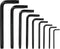 Performance Tool W75933 9-Piece Torx Bit Set, Chrome Vanadium Steel, T10-T50