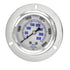 PIC Gauges PRO-204L-254R Panel Mount Front Flanged Glycerin Filled Industrial Pressure Gauge, 2.5" Dial